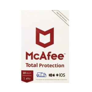 Antivirus McAfee Total Protection 10 Dispositivos 1 Año