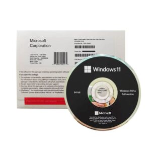Licencia Windows 11 Pro OEM DVD Paquete Completo
